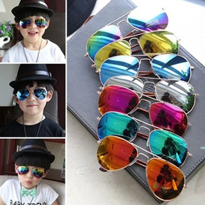 children Sunglasses Boy Child Yurt ultraviolet-proof Female baby Sunglasses Colorful reflector Manufactor wholesale