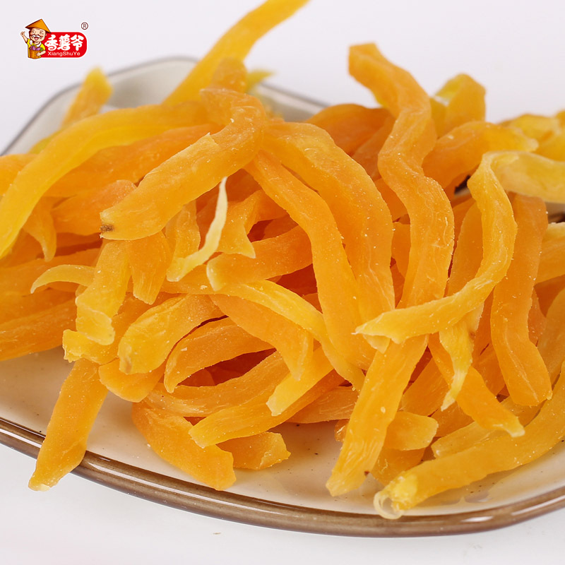 定制香薯爷红薯干地瓜干批发休闲小零食紫薯条连城红心番薯干代发