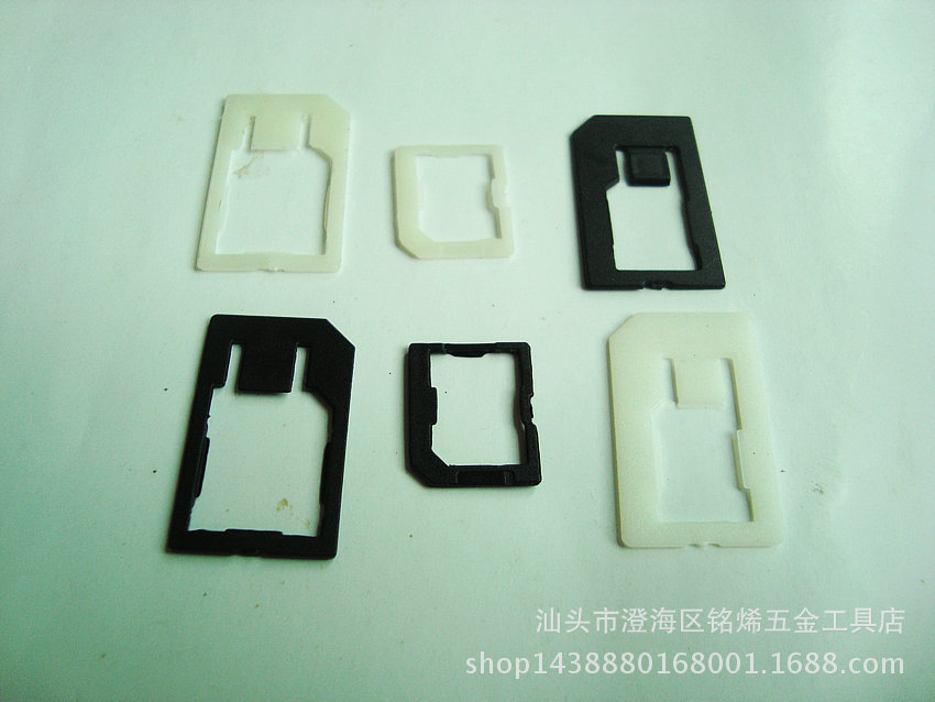 批发苹果iphone 4 4S 5 5S 6还原卡套 卡贴 小米 三星 华为卡套