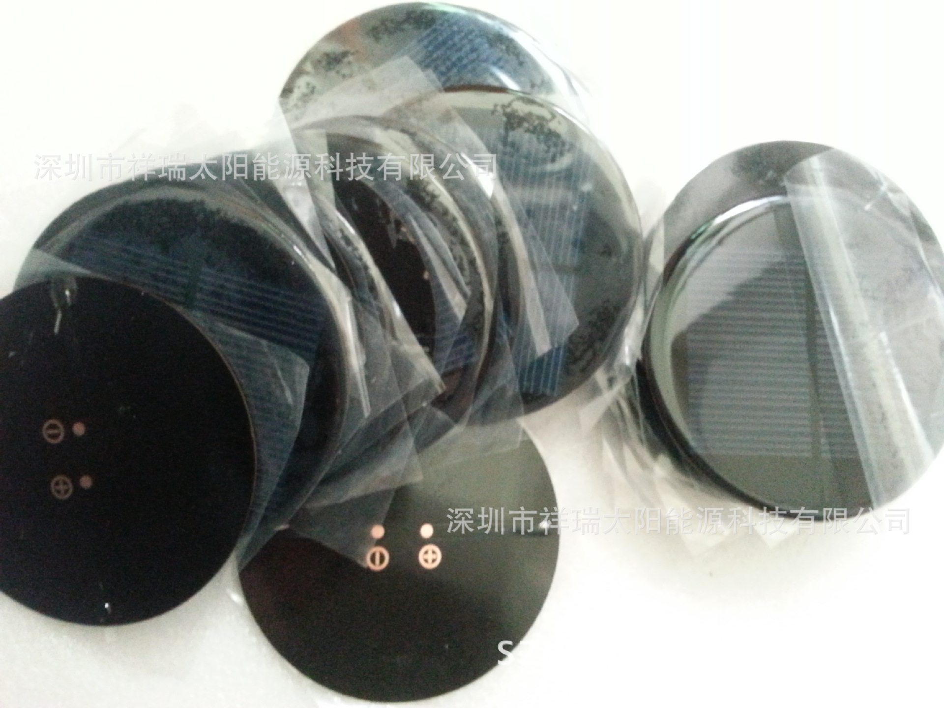 圆形滴胶太阳能板 灯具应用产品供电板 单/多板