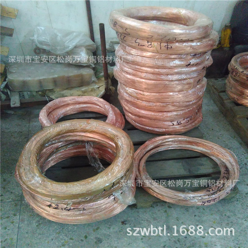 河北TU1无氧铜线 福建C1100弹簧红铜线 0.8*3.15 1.5*1.5紫铜扁线