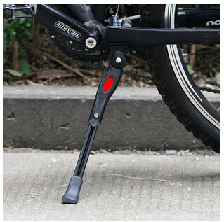 Mountain Bike Mid-support Road Bike Bicycle Foot Support Parking Rack Side Support Aluminum Alloy Mid-support Black