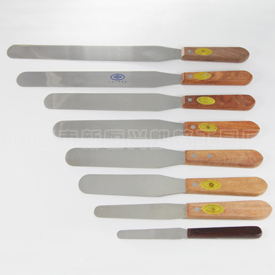 Manufactor wholesale Stainless steel Cake knife Spatula Cream scraper Baking Tools Mexican knife