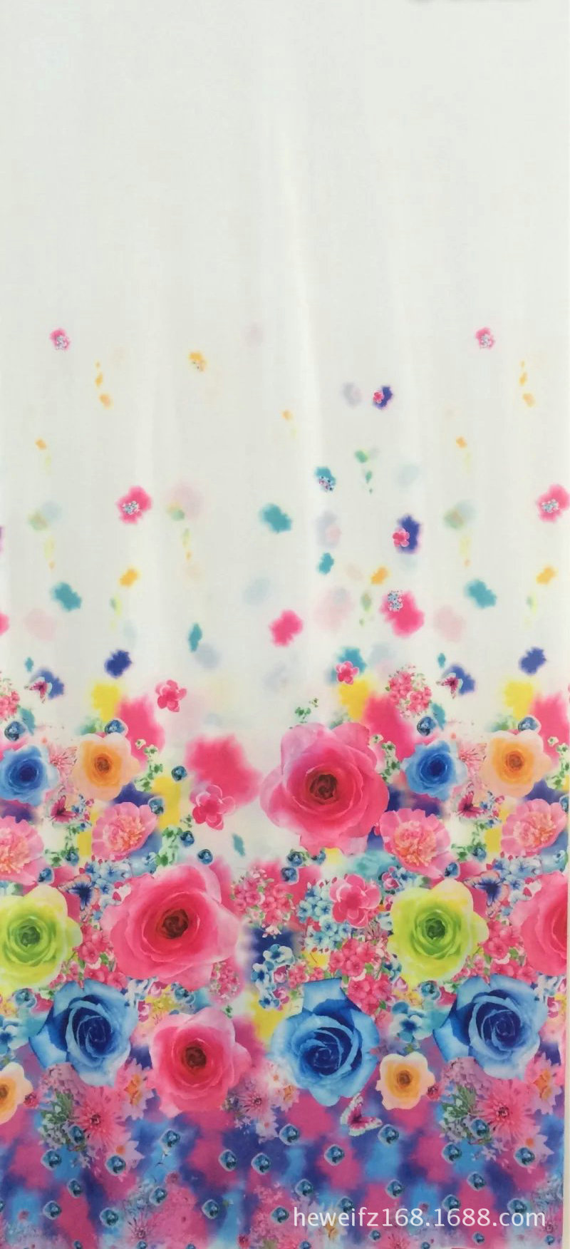 转移印花厂F8661 供应花型加工印花可印雪纺 涤棉 针织等服装面料