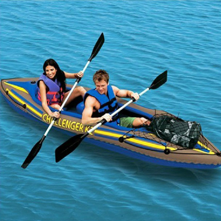 INTEX 68306 challenger double canoe adult water sports rafting boat