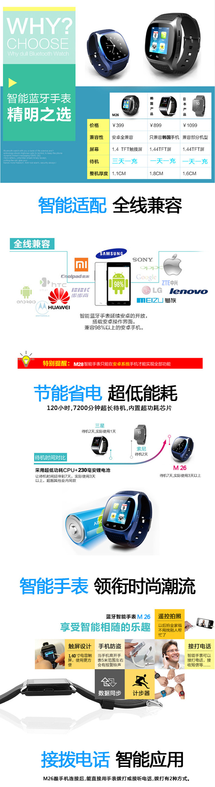 Montre intelligente HUAKE - Ref 3392240 Image 5