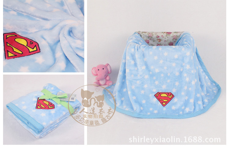 新法兰绒毯-米奇-超人_02