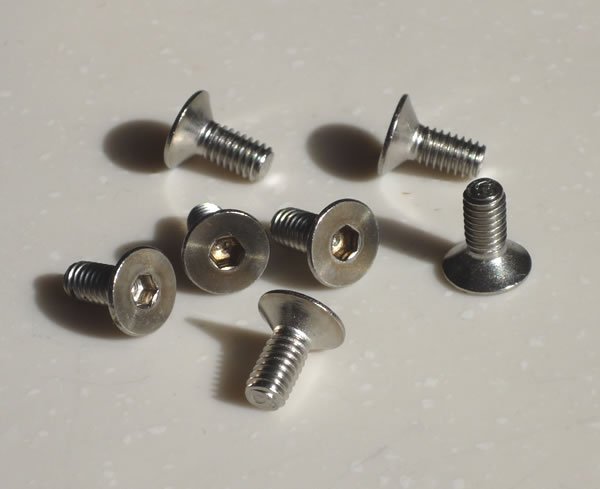 华之峰山地车车架尾勾吊耳挂钩不锈钢钩 M4 M3 M5内六角平头螺丝|ru