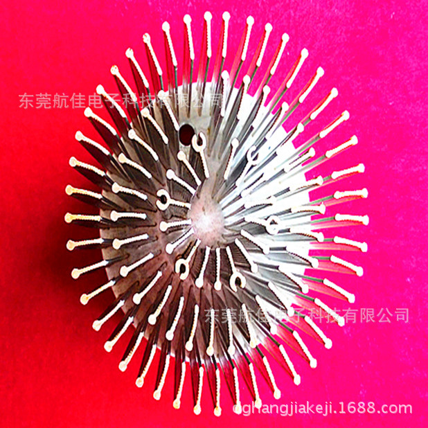 工矿灯叶片状大功率冷锻一体化散热器冷锻散热器 大功率led|ms