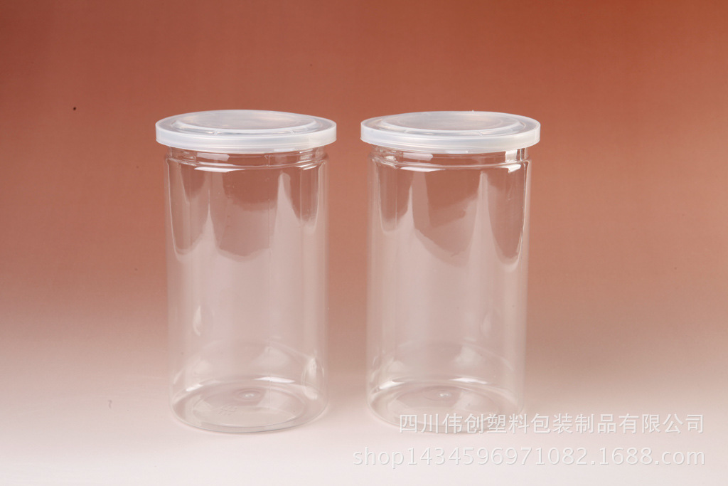 易拉盖透明塑料密封防漏防尘饼干糕点糖果零食调味料蜂蜜药材
