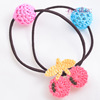 Woven children's pony handmade, hair accessory, Korean style, South Korea, new collection