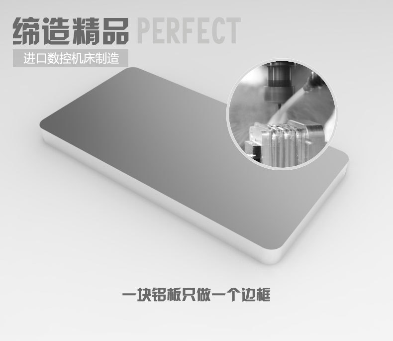 Luphie Aircraft Aluminum Metal Frame 9H Tempered Glass Back Cover Case for Samsung Galaxy S6 G9200