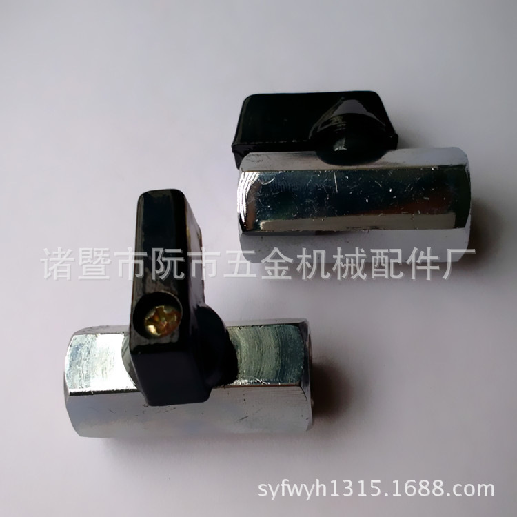 黄铜内丝镀铬迷你阀 1/4  2分3分4分迷你球阀 加厚内牙小球阀