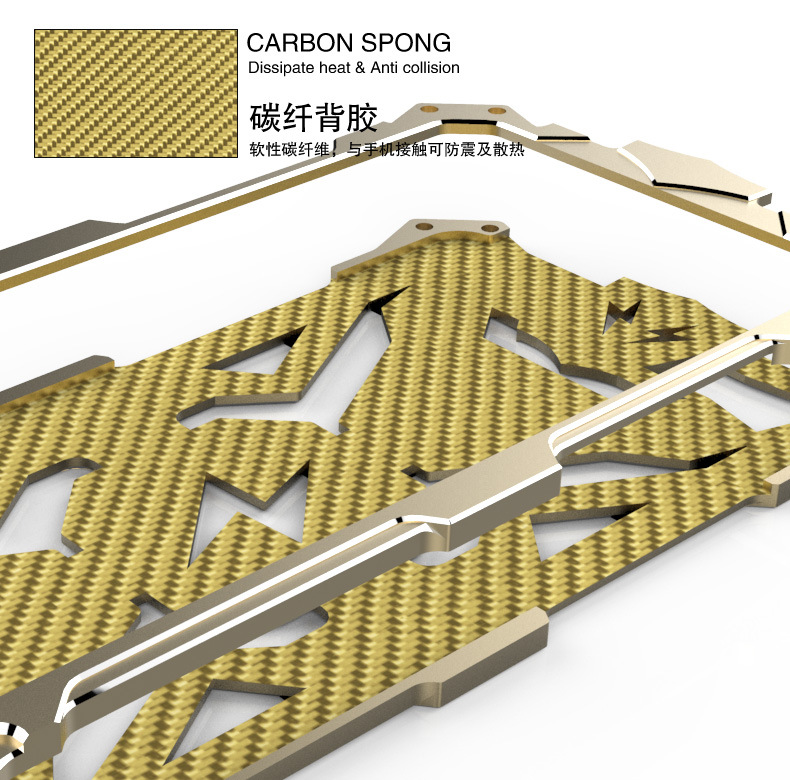 SIMON THOR Aviation Aluminum Alloy Shockproof Armor Metal Case Cover for Huawei Honor 4C