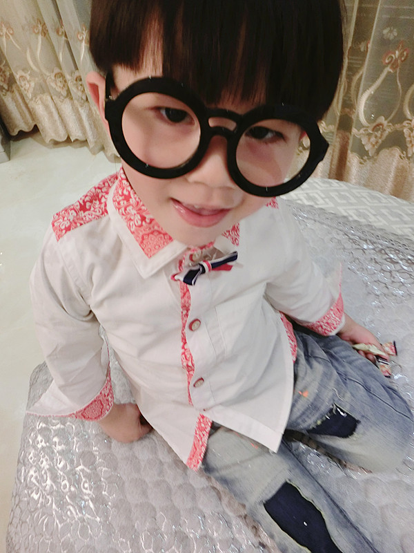 Chemise garcon à manche longue - Ref 2078041 Image 24