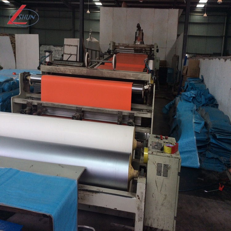 PVC橘红色软板，