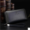 Polyurethane hand loop bag, leather capacious small clutch bag, genuine leather