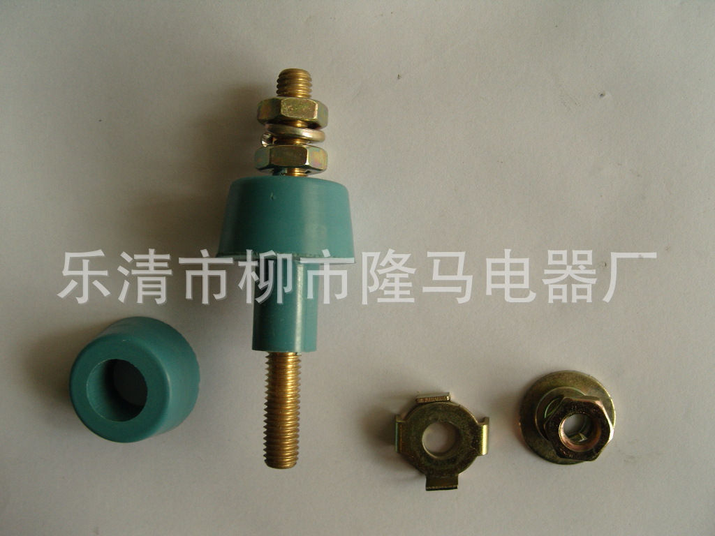 隆马电器   M8密封一体化穿墙接线柱M6 M10 M12 M16 铜螺杆端子