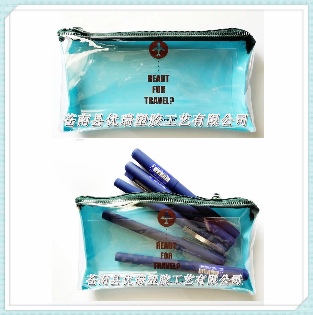 【专业厂家】PVC透明防水笔袋 学生PVC文具袋 PVC笔袋