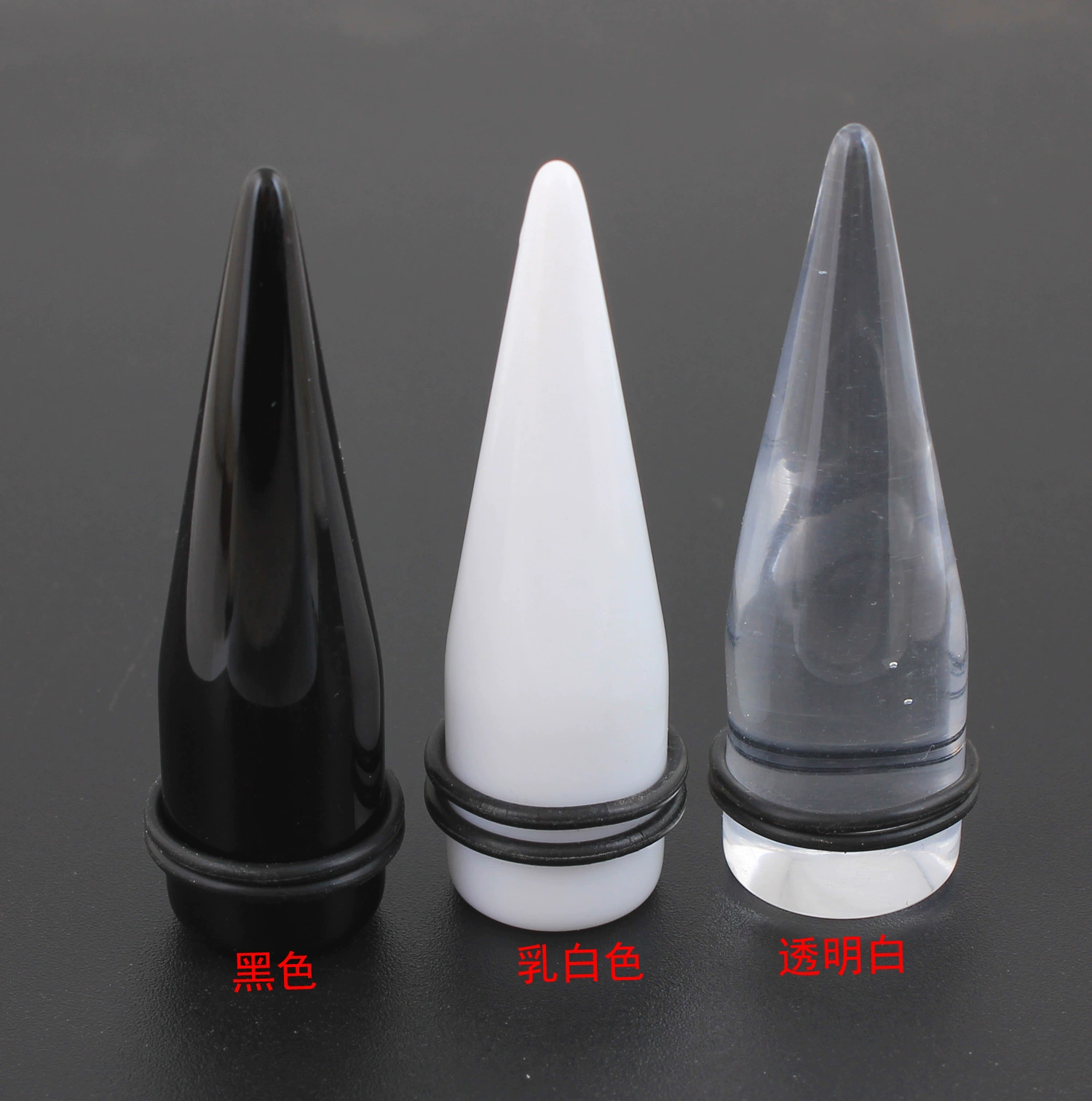 Ушной расширитель с острым конусом, акриловый ушной расширитель, ювелирные изделия для пирсинга ушей T12, модный стиль