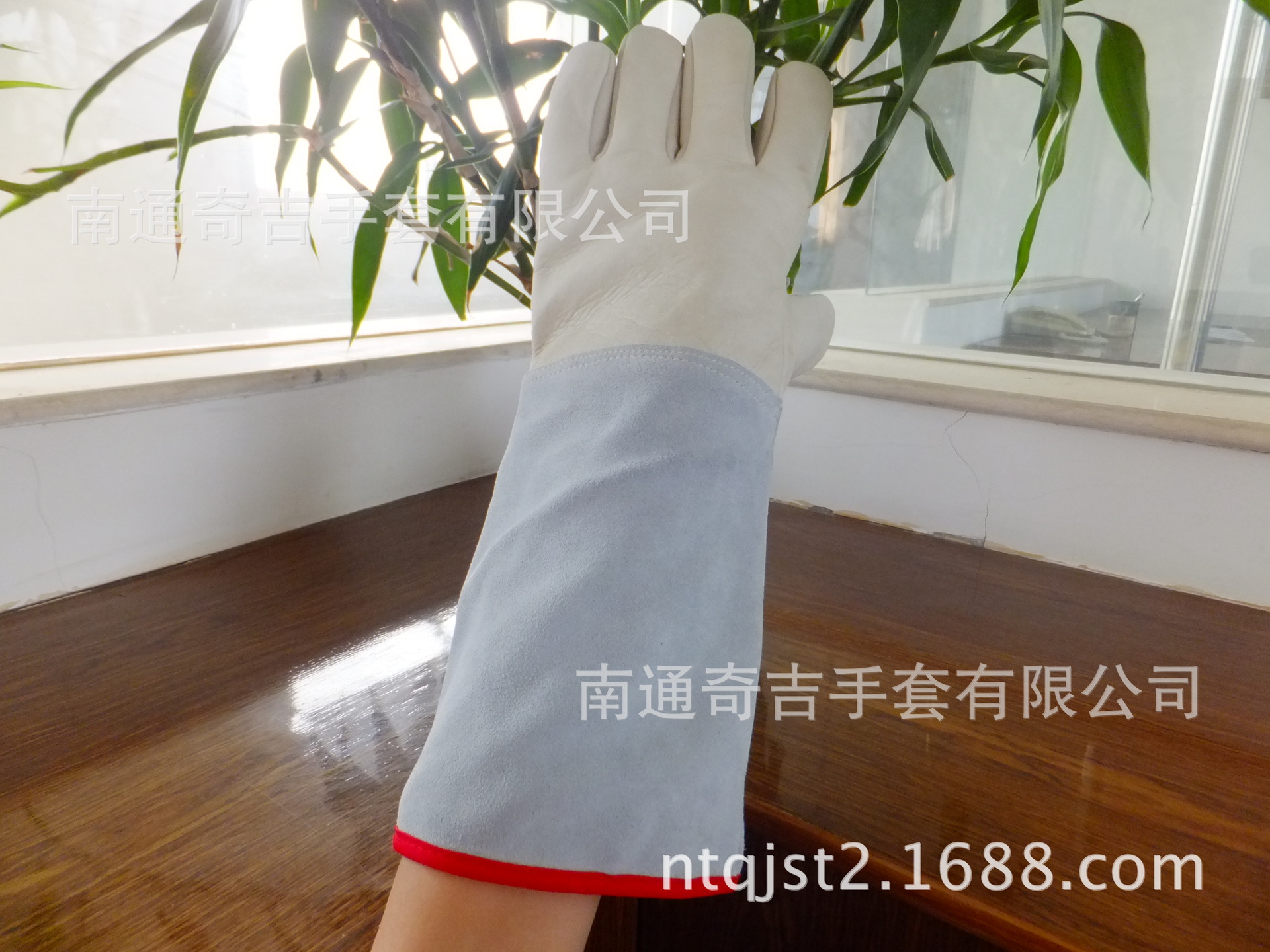 厂家直营牛头层手心牛二层袖口保暖手套 奈低温冷库液氮防护手套