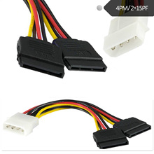 D4DSATAӲPһֶԴ4P Male to  2*SATA Power