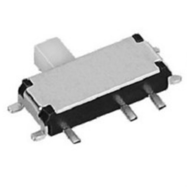 厂家两档七脚小型迷你拨动开关 MINI滑动开关MSK-01A（1P2T）白柄