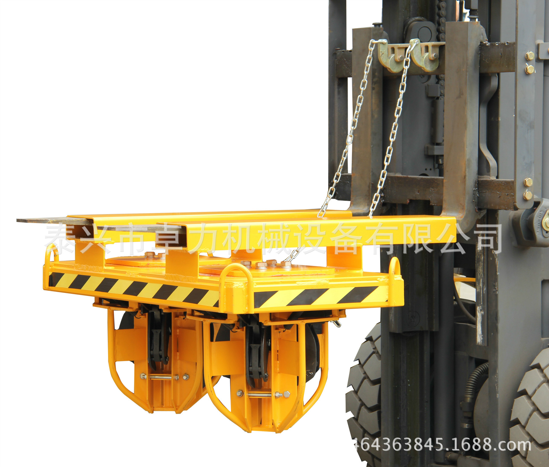 YL6叉车　吊车专用油桶吊夹 　一次性搬运六桶夹