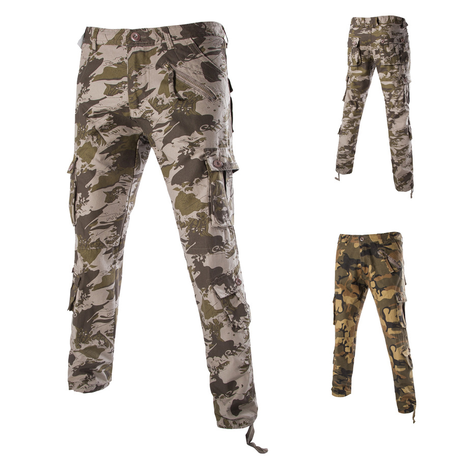 2015 New Men's camouflage pants casual pants overalls men's pants spot wholesale foreign trade
