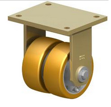 BSD-GTH 127K 5寸双轮聚氨酯固定型 载重1000KG 德国比克力