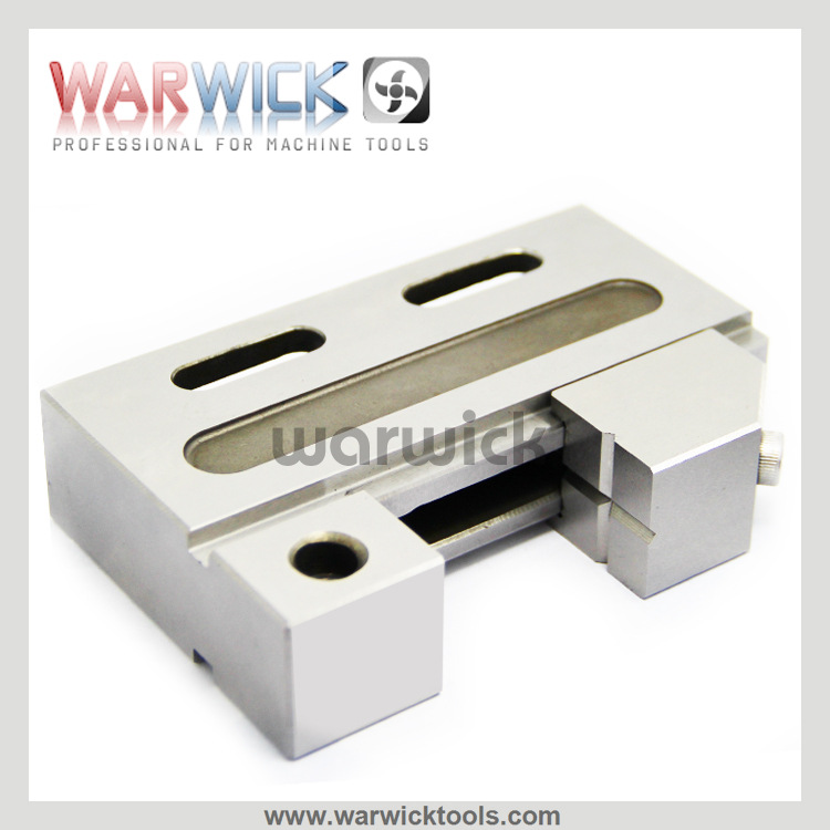 EDM块动不锈钢线切割万力 开口50MM精密块动慢走丝夹具万力 不锈钢虎钳平口钳