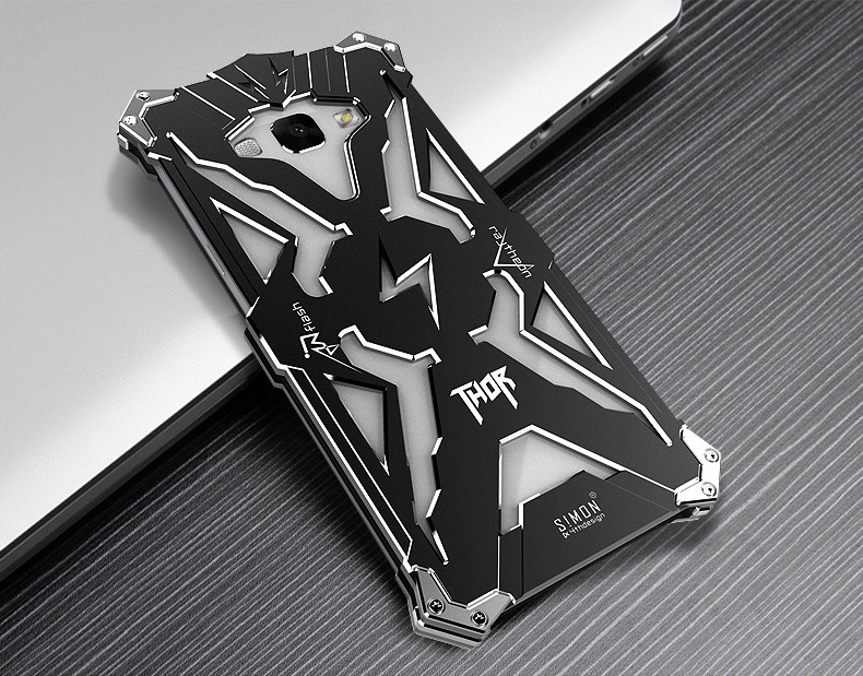 SIMON THOR Aviation Aluminum Alloy Shockproof Armor Metal Case Cover for Samsung Galaxy A8 A8000