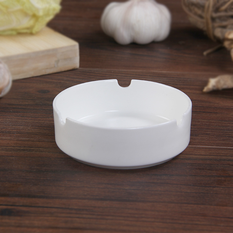 selected Bone White ashtray Simplicity personality ceramics Home Furnishing to work in an office Meeting Room hotel Catering supplies