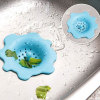 Creative petal -type kitchen sink sink Silicone filter sink dishwashing pond hair sewer floor drain filter