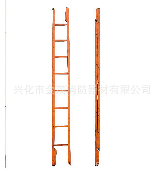 消防竹质单杠梯