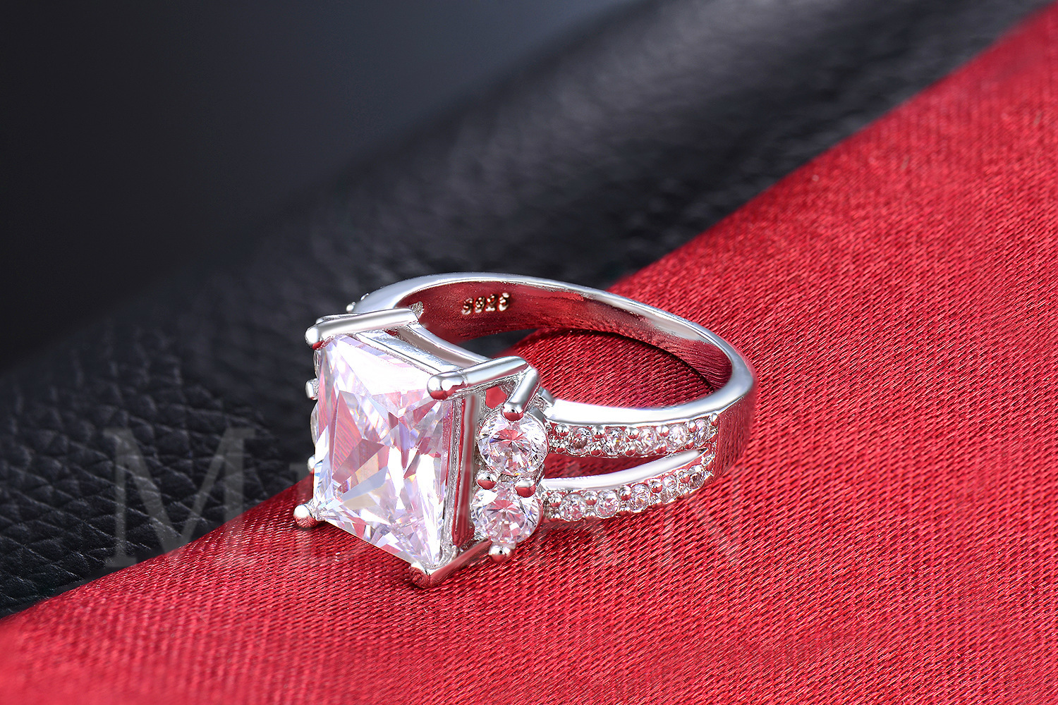 Vintage Platinum-Plated Ring