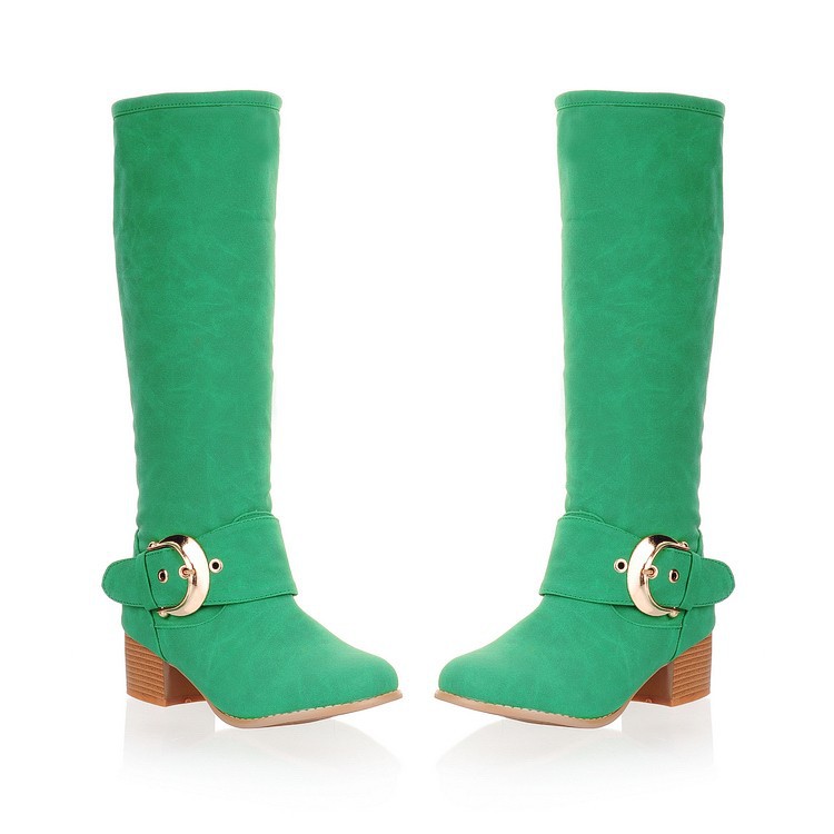 Bottes femme en PU artificiel - Ref 3354799 Image 13