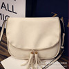 Polyurethane one-shoulder bag with zipper with tassels, bag strap, Aliexpress, wholesale