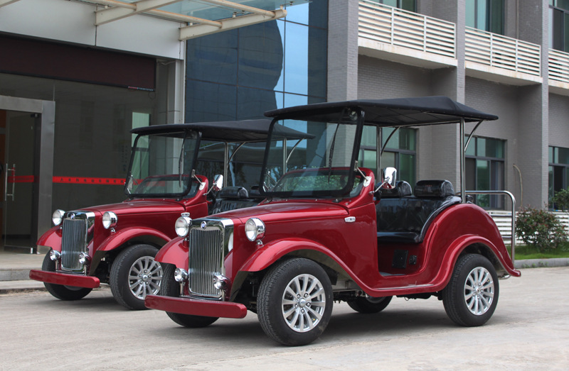 四座电动观光车价格/四轮豪华代步车/电动老爷车四座价格