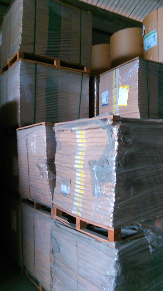 韩国进口韩松灰底白板双面白纸板塑胶不脱