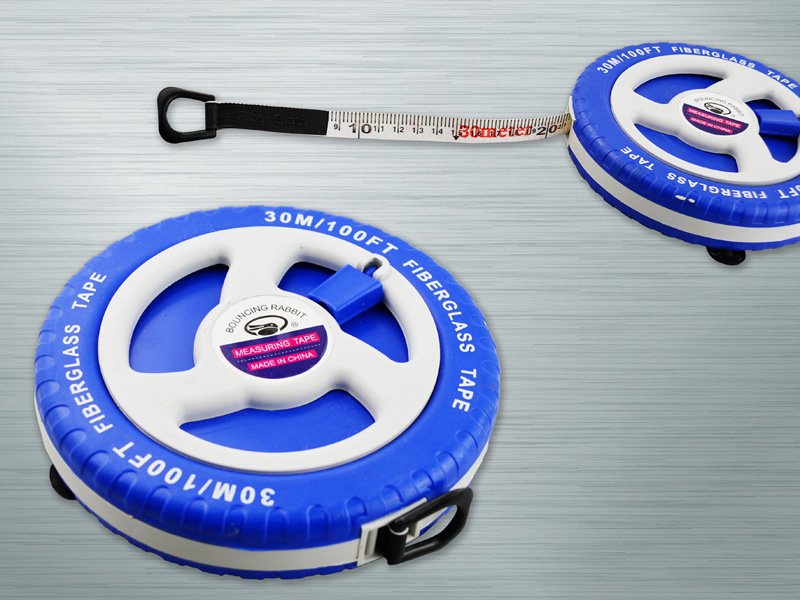 供应塑料100米卷尺 适合长距离测量 皮尺50米