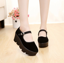 厂家直销老北京布鞋 特高一带女舞鞋  工作鞋一双起批