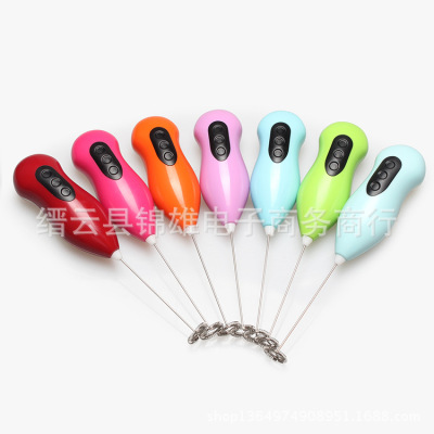 厂家直销厨房小工具 电动打蛋器咖啡搅拌器牛奶打泡器打奶器