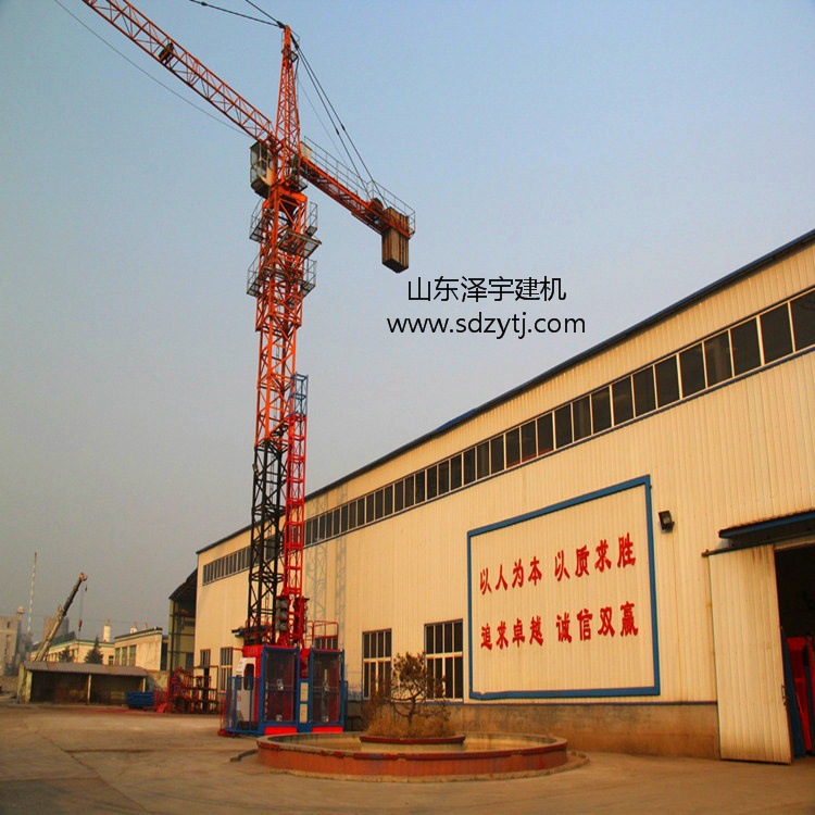 山东泽宇 塔吊生产厂家  塔吊塔机出口   塔吊销售