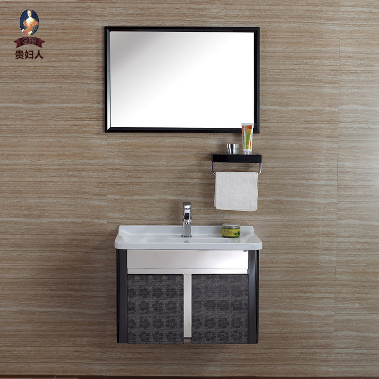 304 Stainless steel bathroom cabinet Foshan Manufactor wholesale Wall Mount Modern simplicity TOILET Container handling Wash your hands Basin