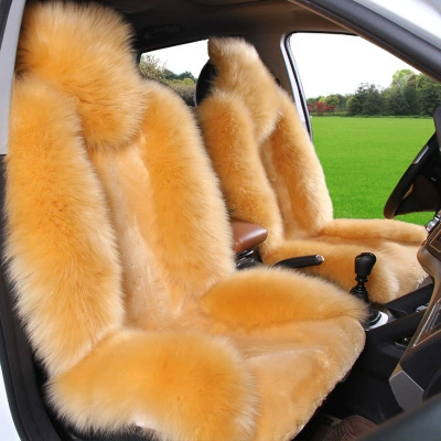 Автомобильная Подушка Австралийская шерстяная подушка новая плюшевая Автомобильная подушка зимняя подушка для сиденья Меховые чехлы для сидений Автомобильные принадлежности