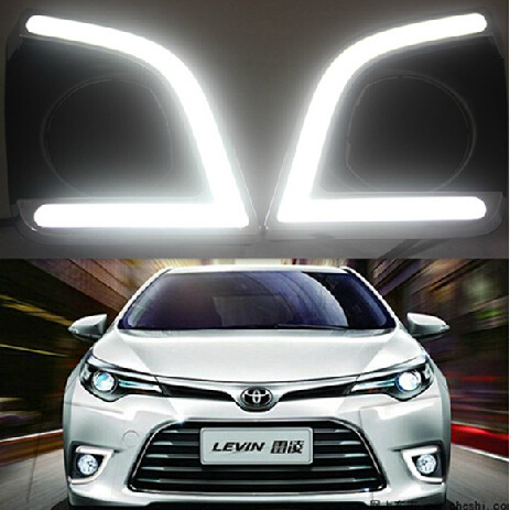 Adecuado para Toyota Lei Ling Luz de marcha diurna nuevo Lei Ling coche especial LED Luz de marcha diurna Luz de niebla modificación
