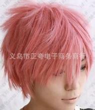 Fairy Tail Nazdora Gnier Cos Wig Short Powder Wig Yiwu AliExpress Hot Wholesale
