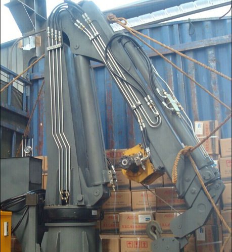 小型履带吊液压伸缩臂起重机 船用吊机 5T 6T船尾吊机 克令吊