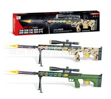 新款SRS狙擊步槍 電動八音槍震動語音帶紅外線 廣場地攤夜市玩具